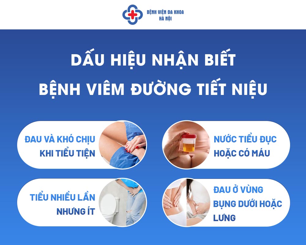 Dấu hiệu nhận viết bệnh viêm đường tiết niệu
