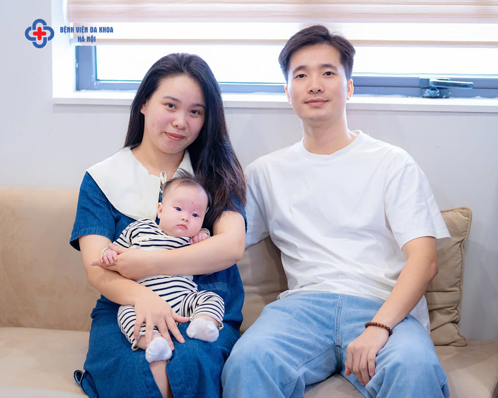 Hạnh phúc con yêu khi tin tưởng vào trình độ, kỹ thuật tại IVF Bệnh viện Đa khoa Hà Nội