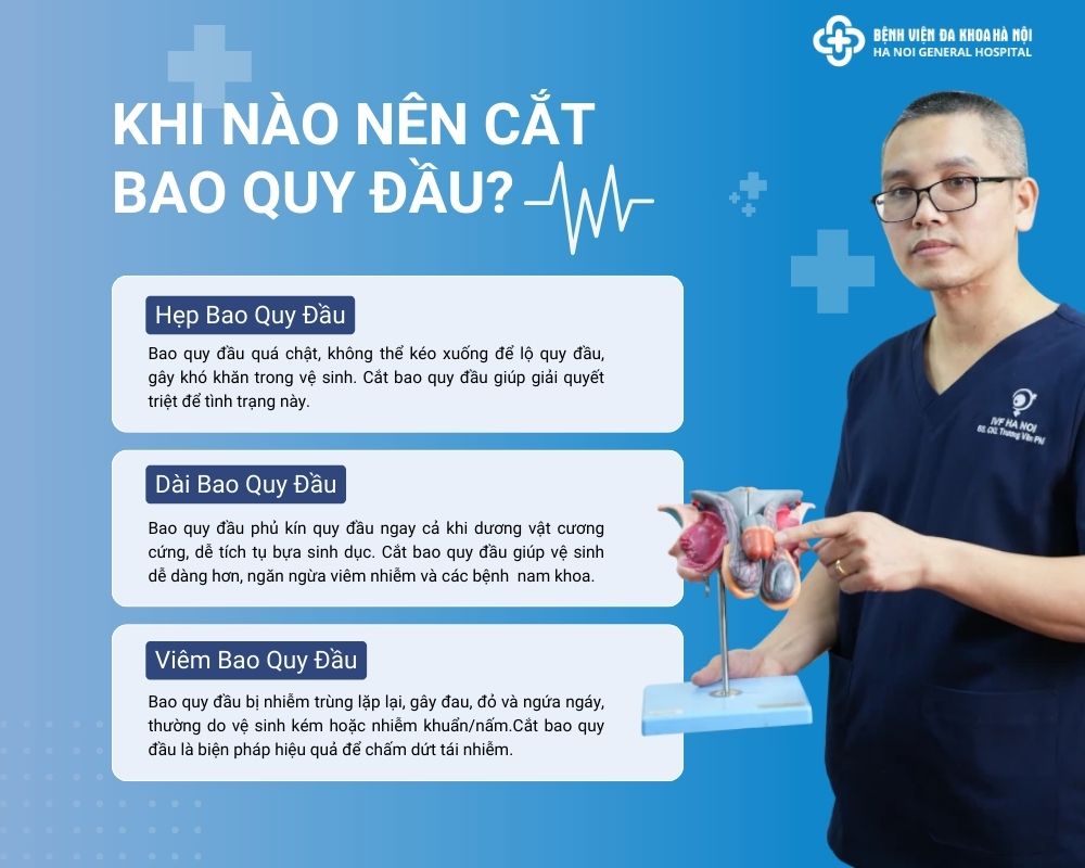 KHI NÀO NÊN CẮT BAO QUY ĐẦU