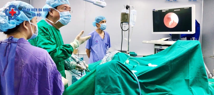 Chữa sỏi thận tại Bệnh viện Đa khoa Hà Nội