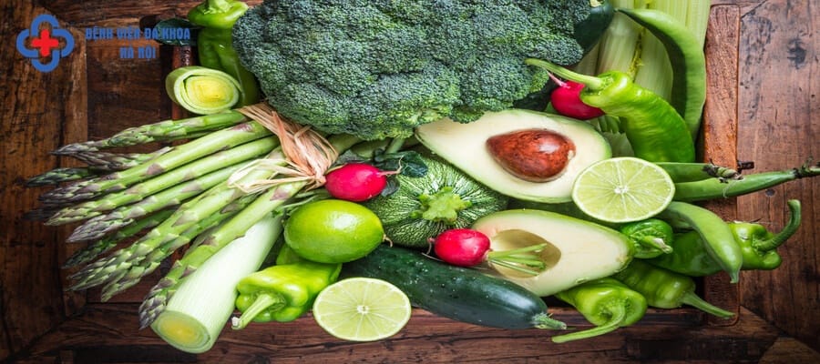 Rau xanh tốt cho người sỏi thận