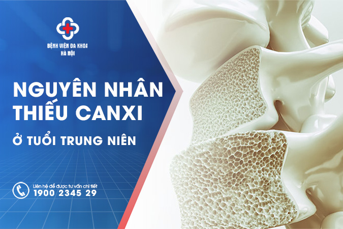 thiếu canxi