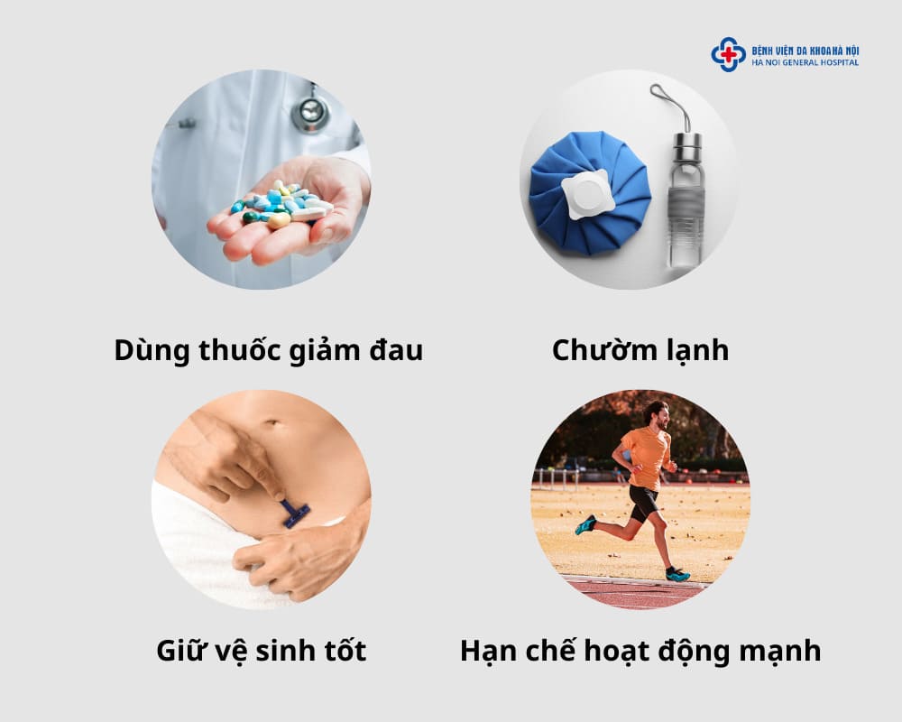 cách giúp giảm đau hiệu quả sau khi cắt bao quy đầu