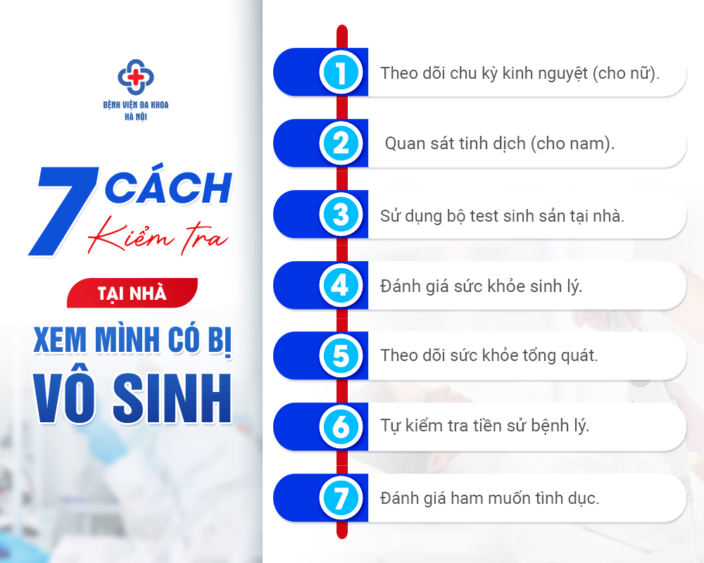 7 cách kiểm tra tại nhà xem mình có bị vô sinh