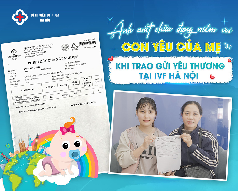 Gia đình nhỏ anh Thảo chị Thoại đưa bé con lên thăm bác sĩ Phương