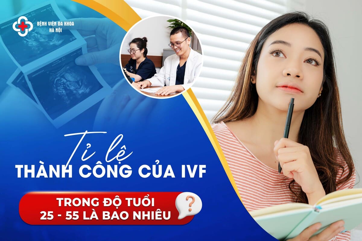 Tỷ Lệ Thành Công Của IVF Trong Độ Tuổi 25 - 55 Là Bao Nhiêu?