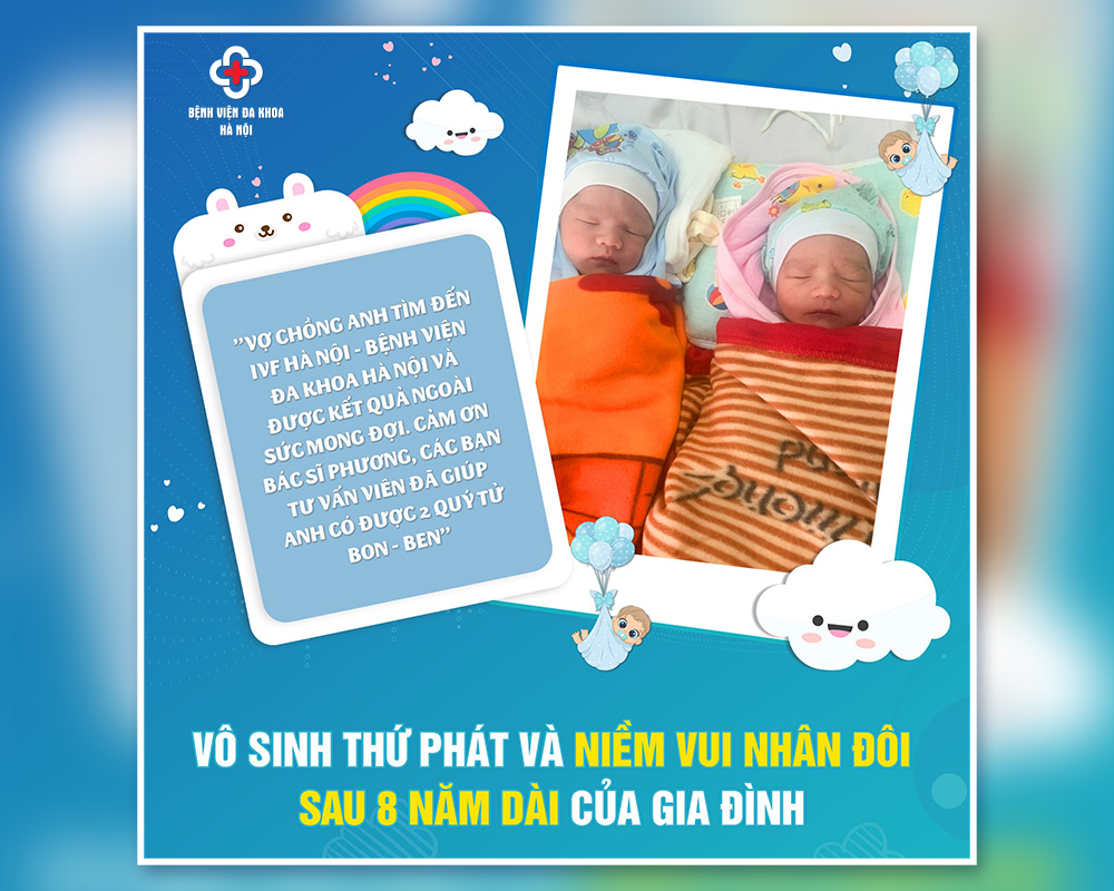Song sinh cực đáng yêu của gia đình bố Hạnh, mẹ Hằng