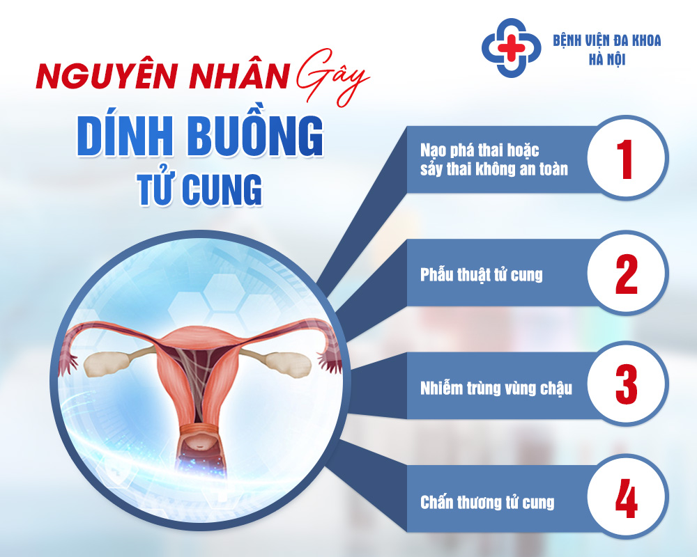 NGUYÊN NHÂN GÂY DÍNH BUỒNG TỬ CUNG